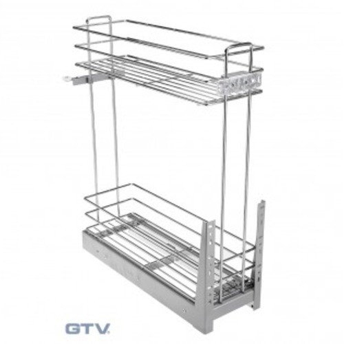 Корзина выкатная 2х ур.150 (440х105х500)ниж.крепёж